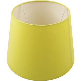 Abat-jour BRITANICO redondo cónico com encaixe E27 Alt.20xD.25,5cm verde