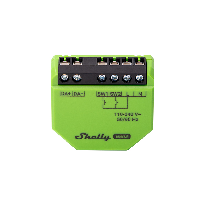 Shelly Dimmer Gen3 — Regulador de Intensidade luz com Medição de Consumo Wi-Fi + Bluetooth - Image 2