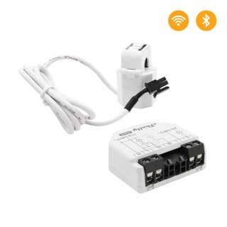 Shelly EM Gen3 — Medidor de Energia Monofásico 2 Canais com pinça 50A, Wi-Fi + Bluetooth