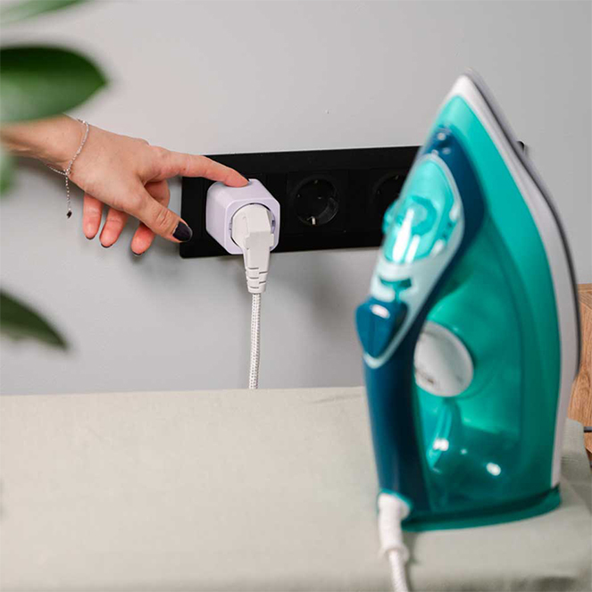 Shelly Plug M Gen3 Branco — Tomada Inteligente 13A 3000W com Medição Wi-Fi + Bluetooth - Image 3
