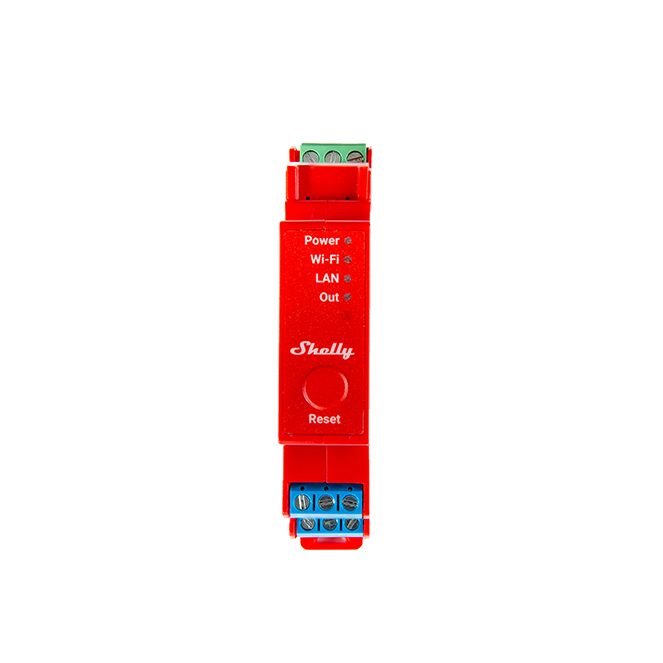 Shelly Pro 1PM — Relé 1 canal para calha DIN 16A com Medição, Wi-Fi + Bluetooth + LAN - Image 2