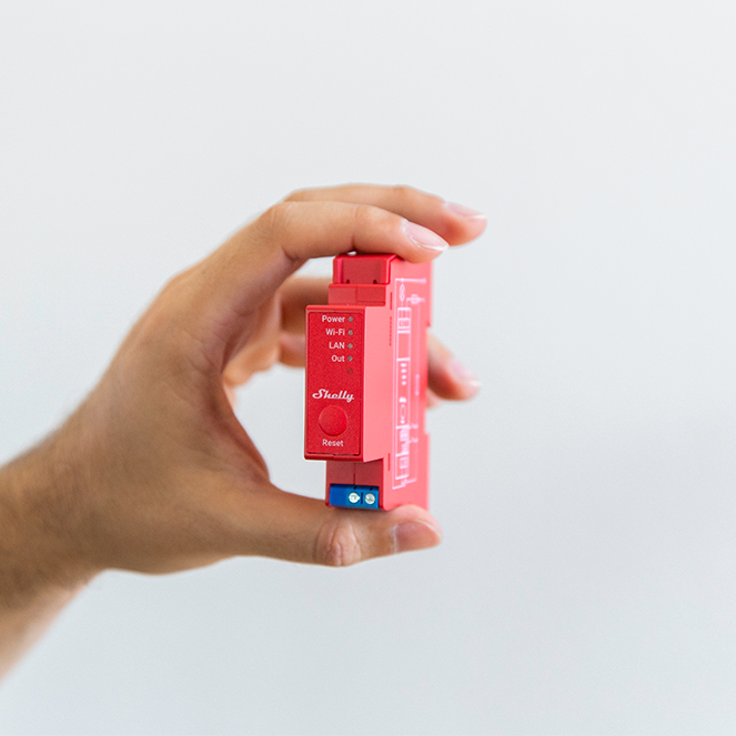 Shelly Pro 1PM — Relé 1 canal para calha DIN 16A com Medição, Wi-Fi + Bluetooth + LAN - Image 3