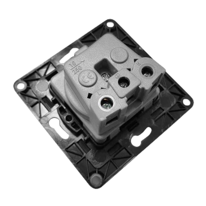 Shelly Wall Socket EU Preto — Tomada de Parede Inteligente Schuko 16A com Medição - Image 2