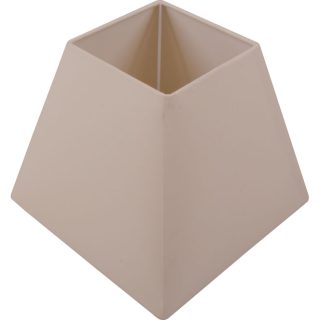 Abat-jour IRLANDES quadrado prisma grande com encaixe E27 C.22xL.22xAlt.18,5cm marfim