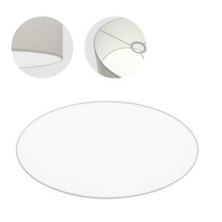 Tampa para abat-jour redondo PENUTUP Alt.0,4xD.30cm natural (cru)