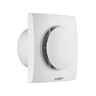Extractor GREGAL branco em ABS 12W, tubo com D.100mm